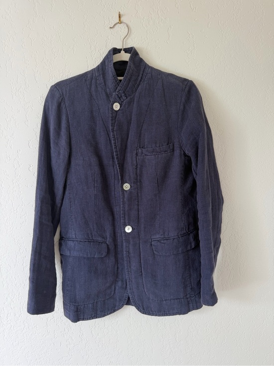 Alex Mill Jackets & Blazers - Women’s Alex Mill Navy Button-Up Lightweight Shirt Jacket